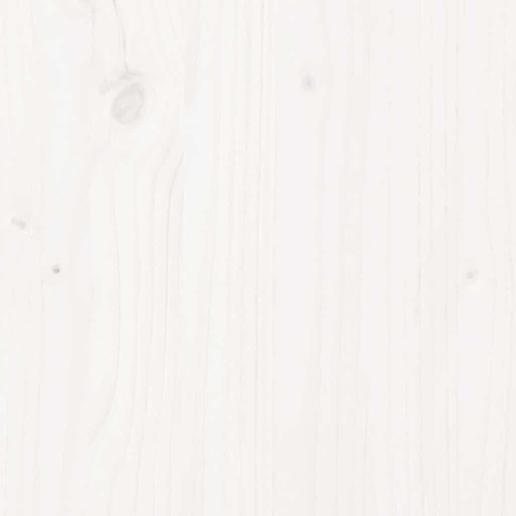 Sengeramme uten madrass hvit 140x190 cm heltre furu