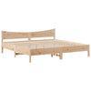Sengeramme med skuffer 200x200 cm heltre furu