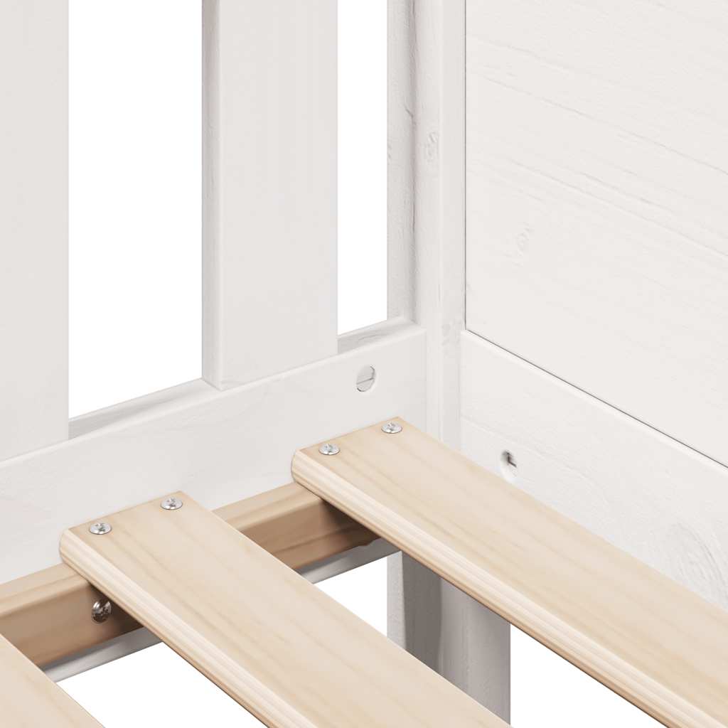 Barnesengeramme med skuffer 90x190 cm heltre furu