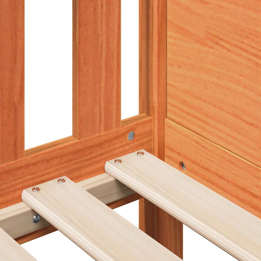 Barnesengeramme med skuffer 90x190 cm heltre furu