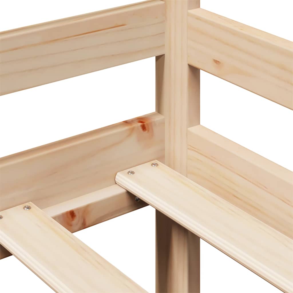 Dagseng med skuffer 80x200 cm heltre furu