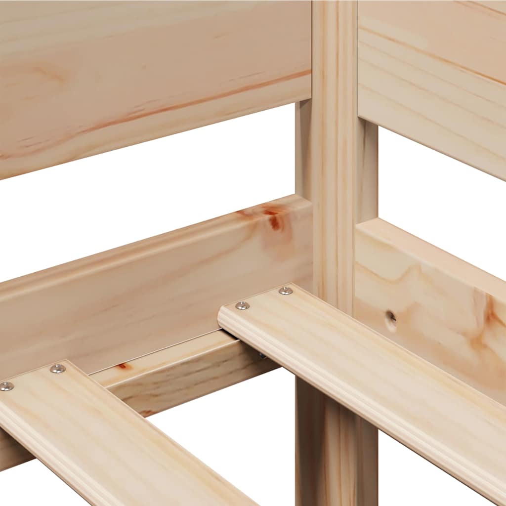 Dagseng med skuffer 80x200 cm heltre furu