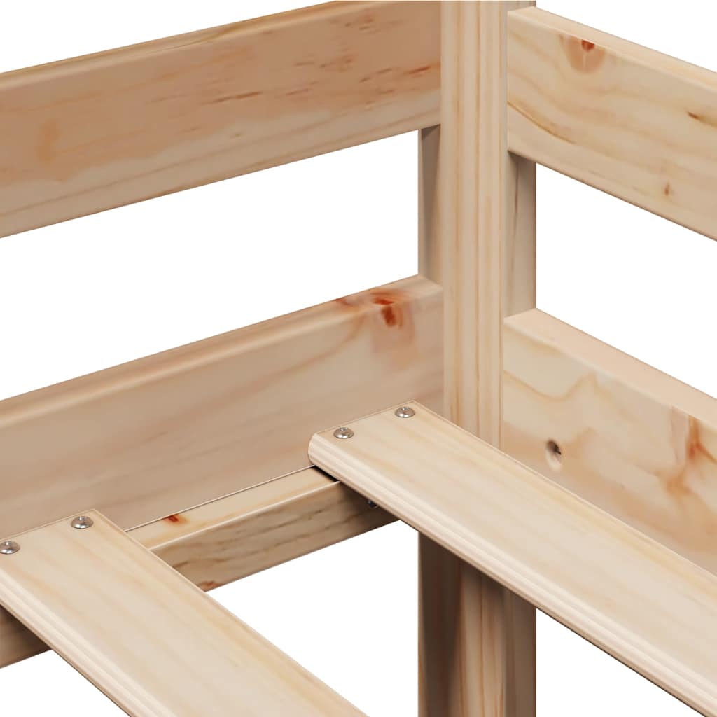 Dagseng med skuffer 90x200 cm heltre furu