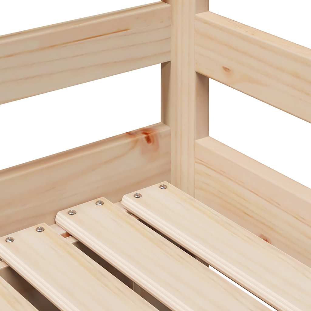 Dagseng med skuffer 90x200 cm heltre furu