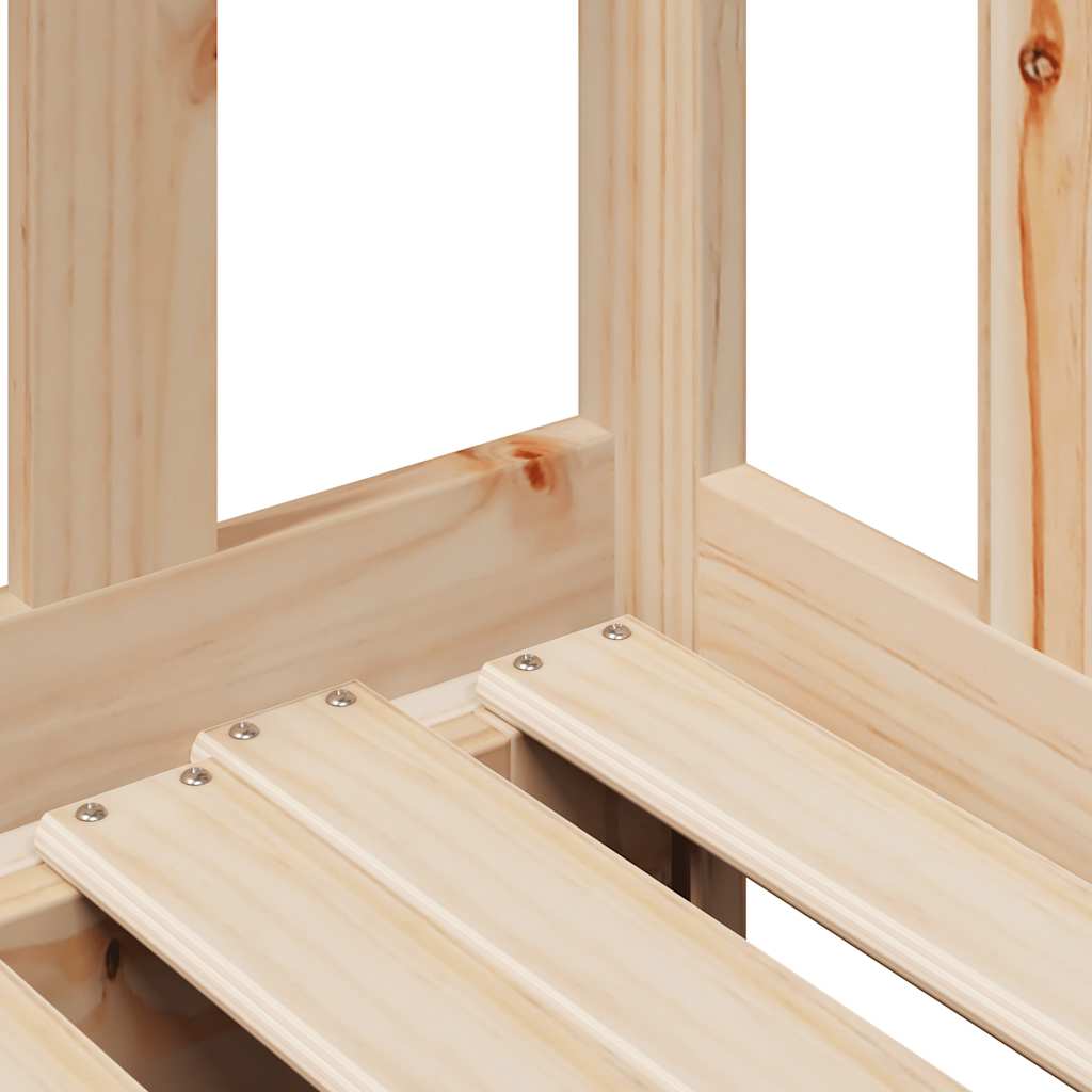 Uttrekkbar dagseng med skuffer uten madrass 90x200 cm