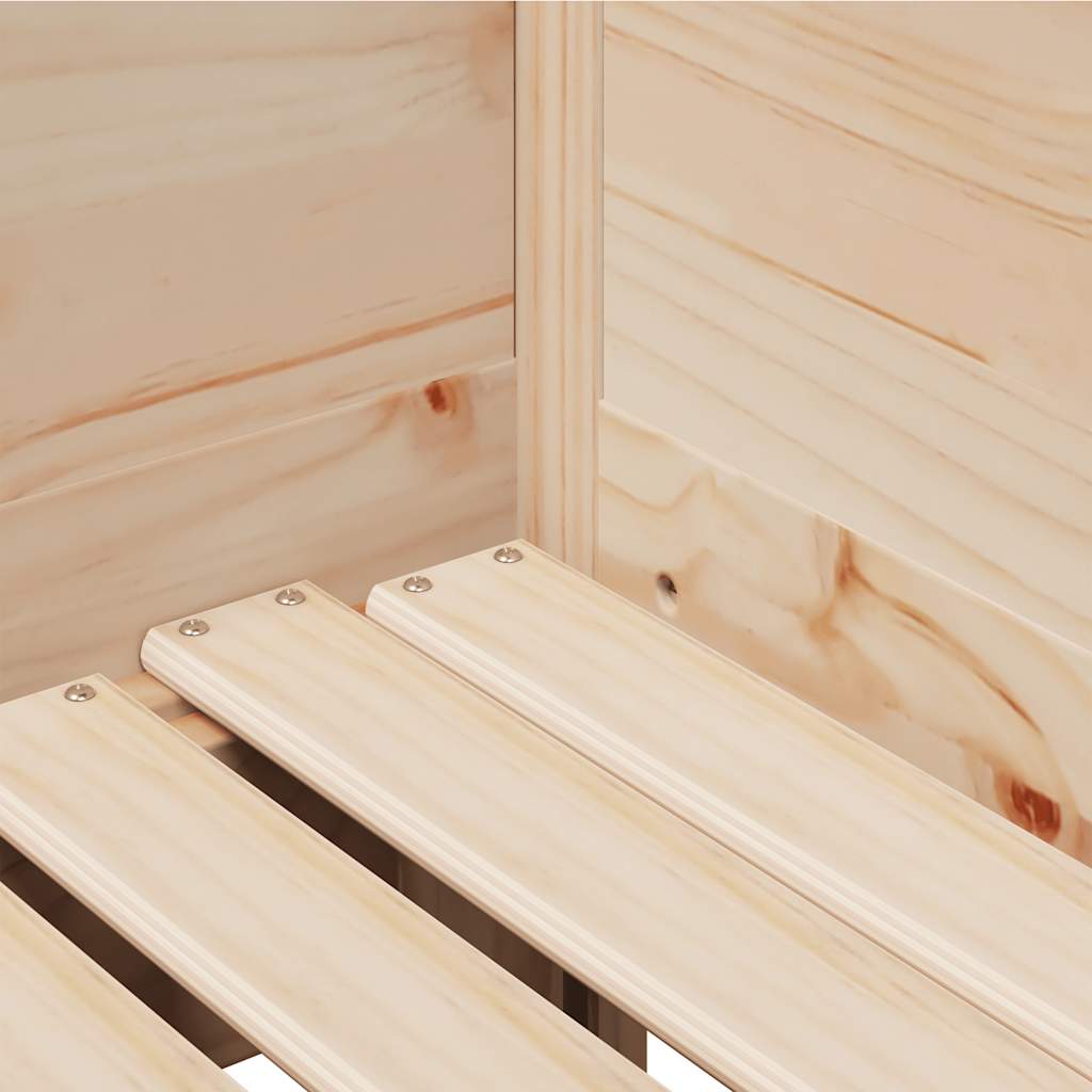 Uttrekkbar dagseng med skuffer uten madrass 80x200 cm