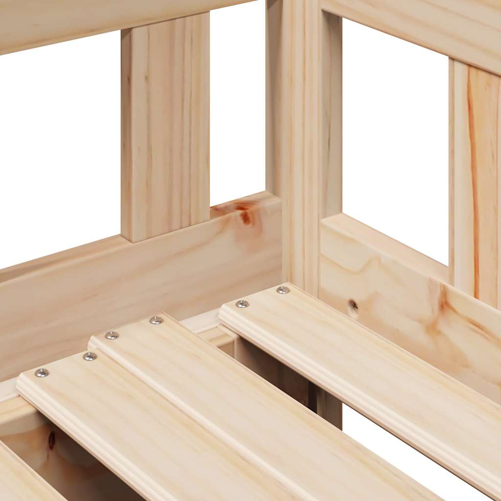 Uttrekkbar dagseng med skuffer uten madrass 90x190 cm