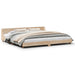 Sengeramme med madrass 200x200 cm heltre furu