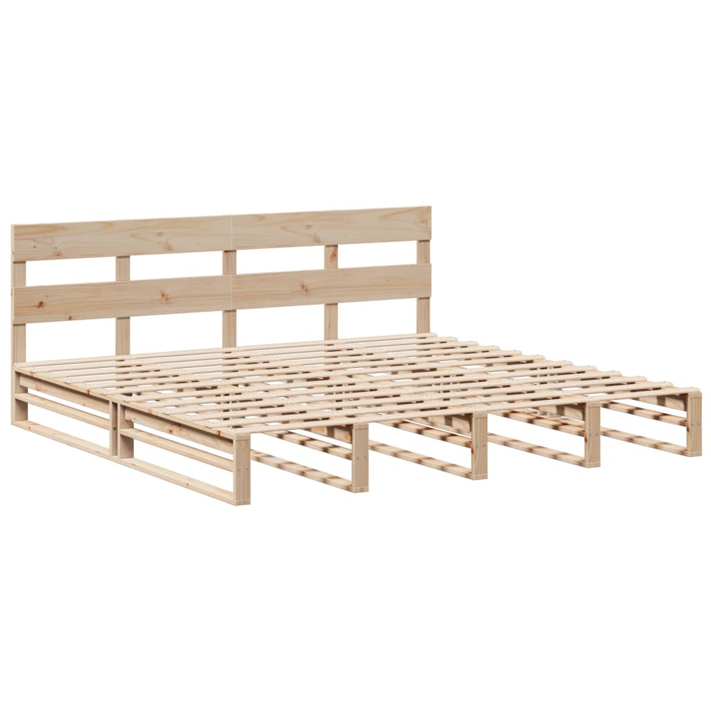 Sengeramme uten madrass 180x200 cm heltre furu