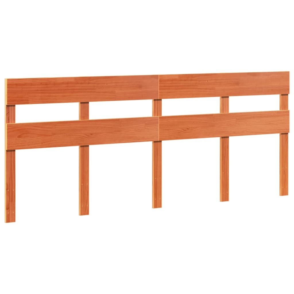 Sengeramme uten madrass voksbrun 180x200 cm heltre furu