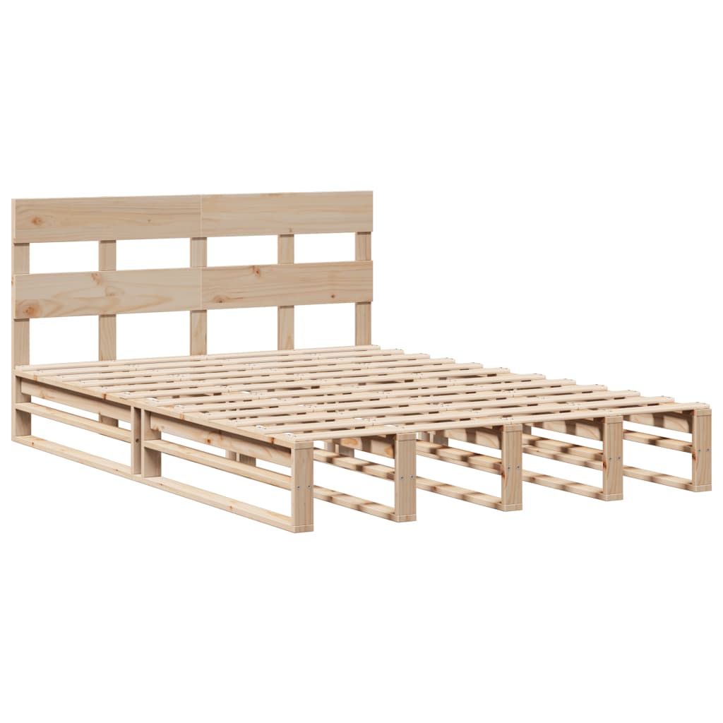 Sengeramme uten madrass 120x190 cm heltre furu