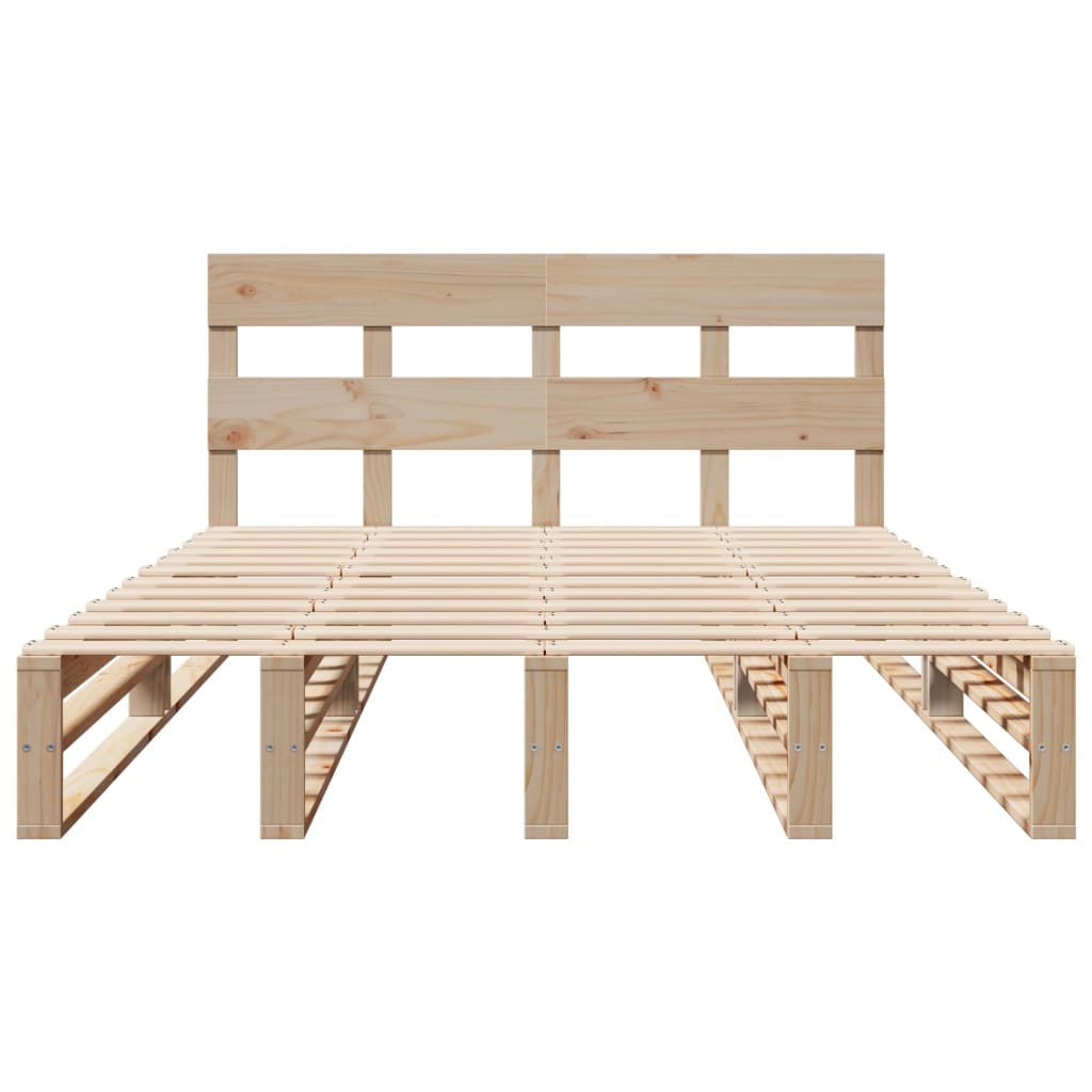 Sengeramme uten madrass 120x190 cm heltre furu