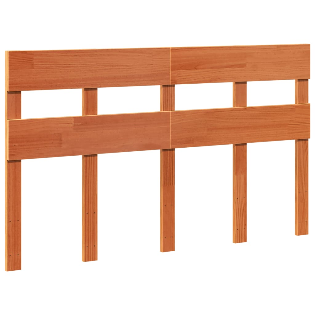 Sengeramme uten madrass voksbrun 120x190 cm heltre furu