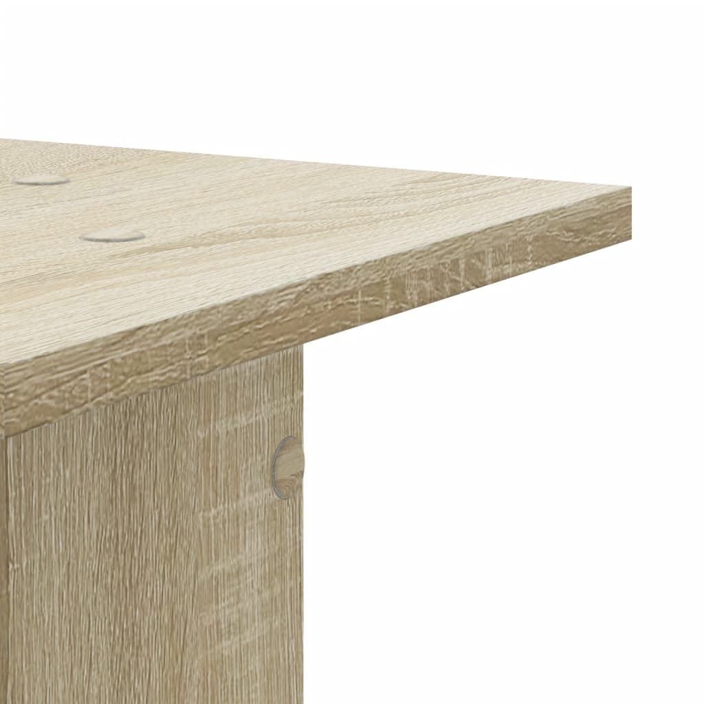 Høyttalerstativ 2 stk sonoma eik 30x30x40 cm konstruert tre