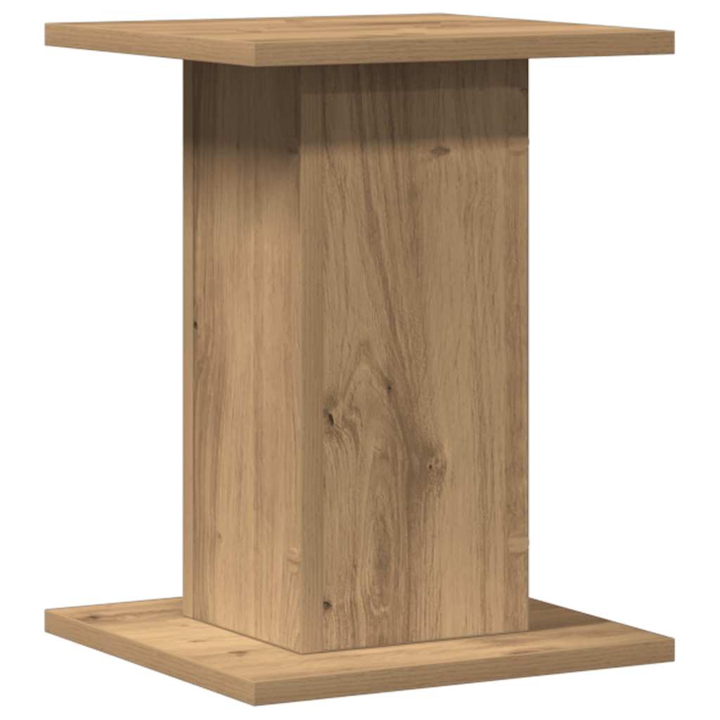 Høyttalerstativ 2 stk artisan eik 30x30x40 cm konstruert tre