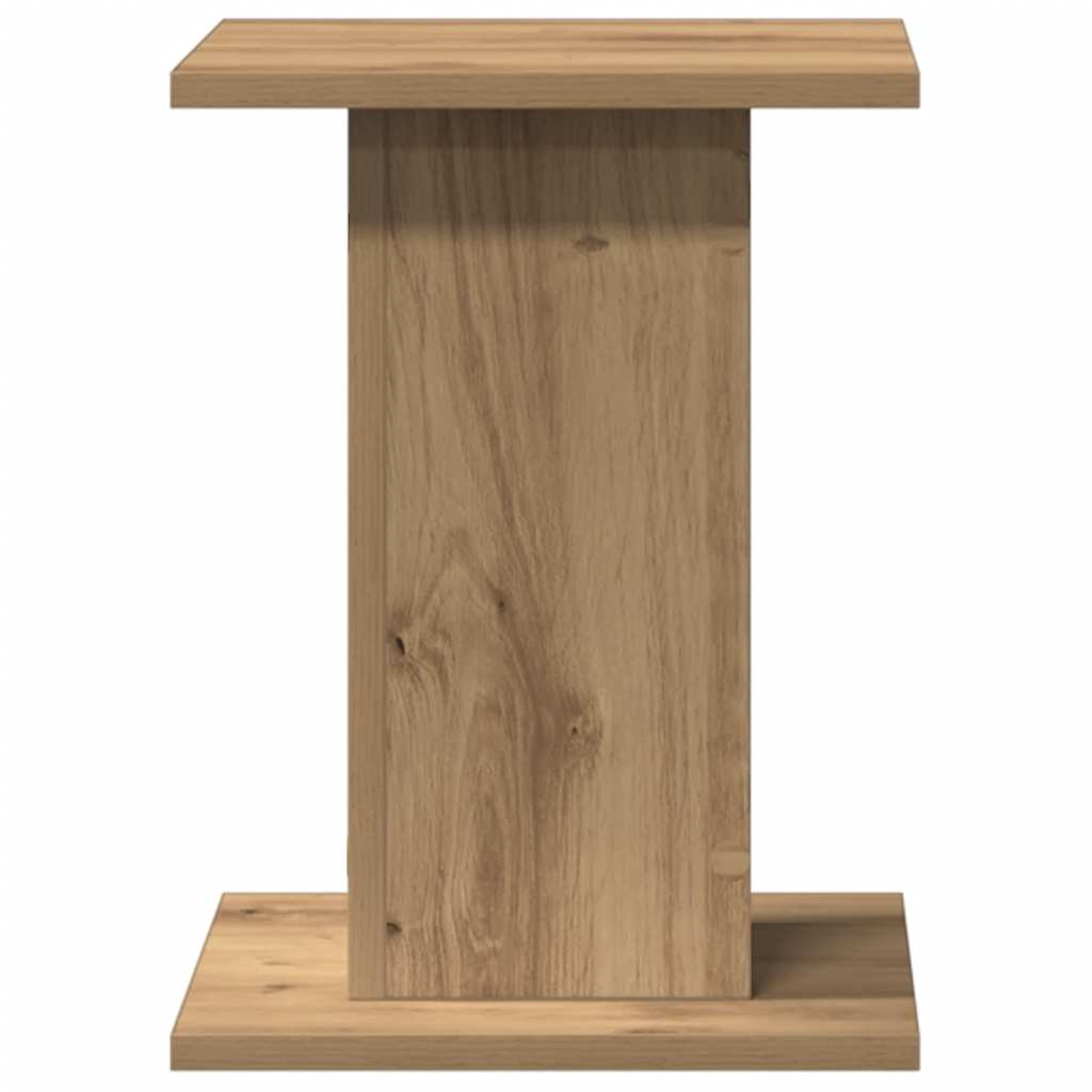 Høyttalerstativ 2 stk artisan eik 30x30x40 cm konstruert tre