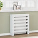 Radiatordeksel hvit 78x20x82 cm konstruert tre