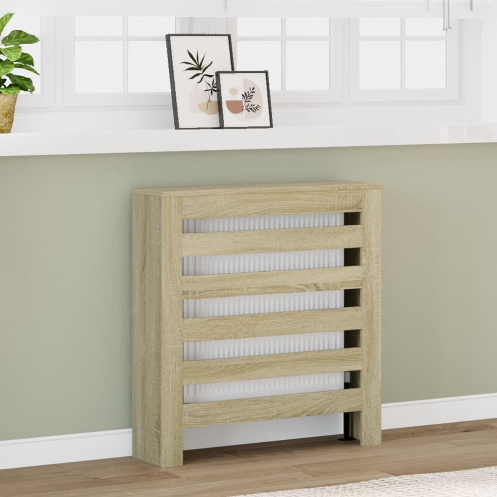 Radiatordeksel sonoma eik 78x20x82 cm konstruert tre