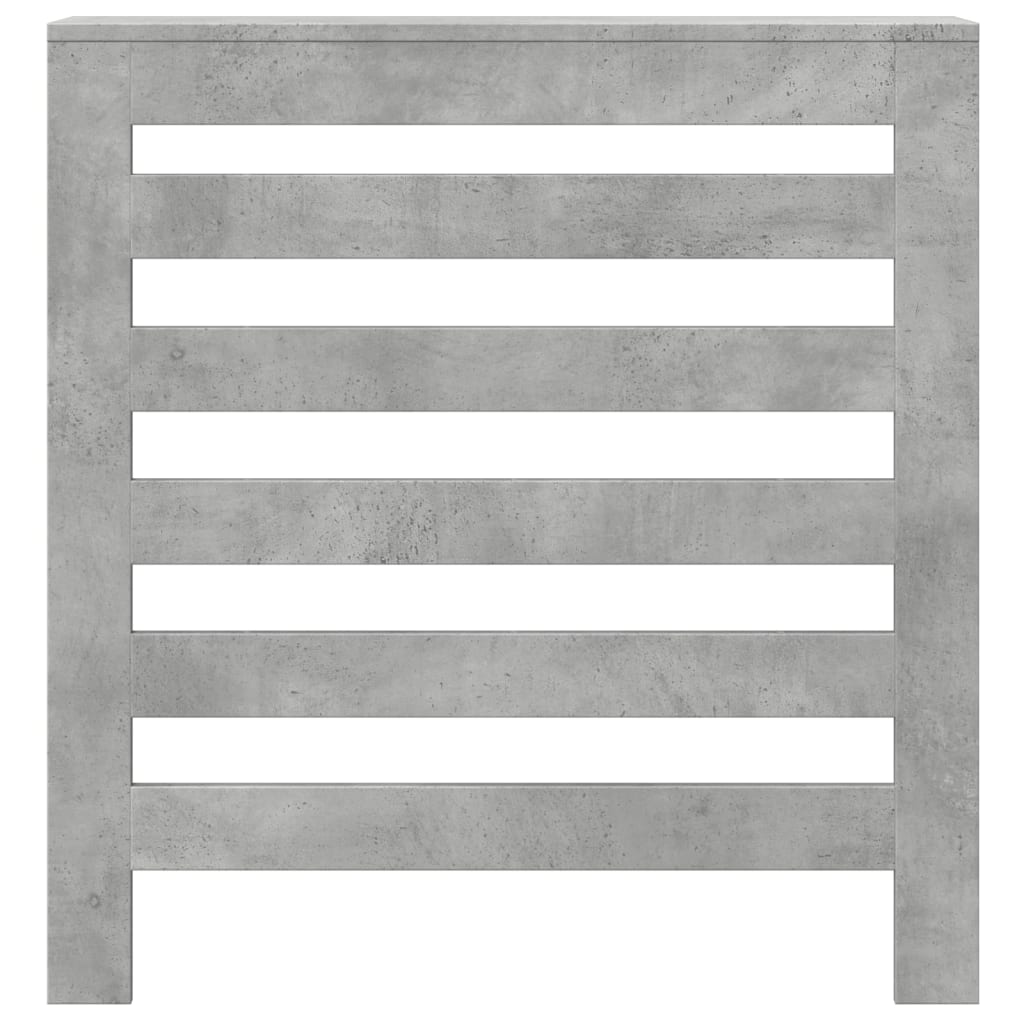 Radiatordeksel betonggrå 78x20x82 cm konstruert tre