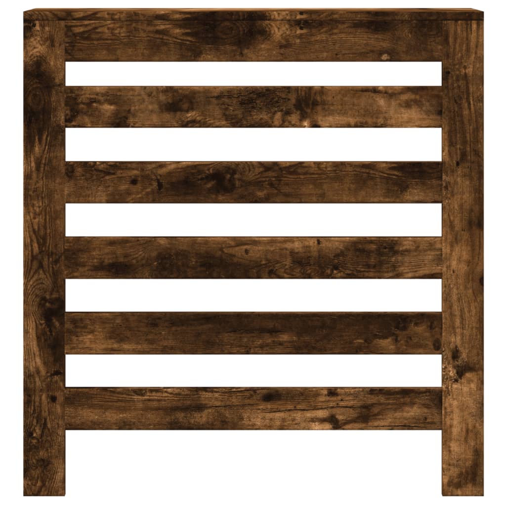 Radiatordeksel røkt eik 78x20x82 cm konstruert tre