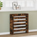 Radiatordeksel røkt eik 78x20x82 cm konstruert tre