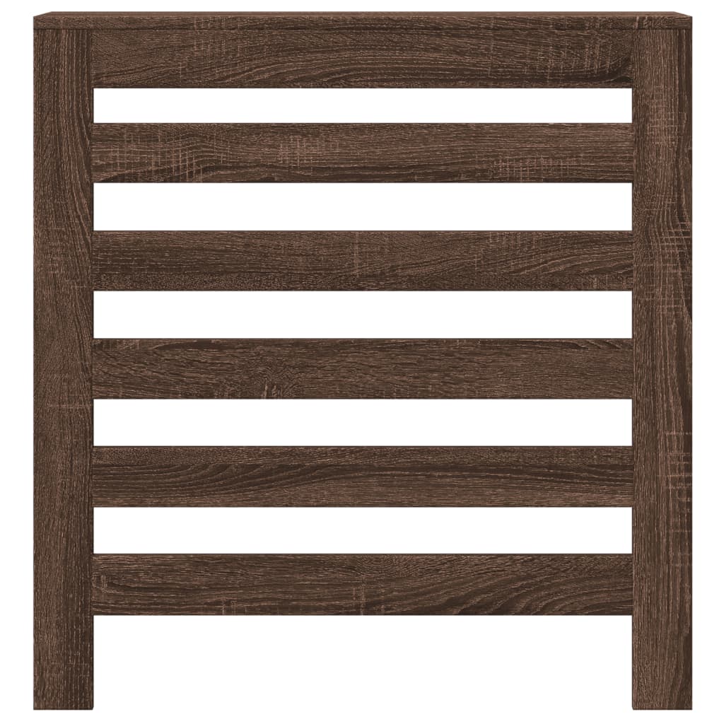 Radiatordeksel brun eik 78x20x82 cm konstruert tre