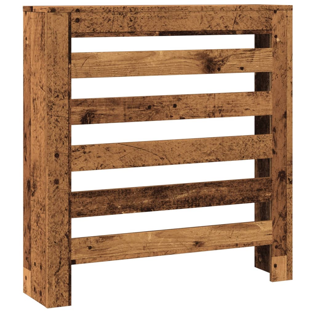Radiatordeksel gammelt tre 78x20x82 cm konstruert tre