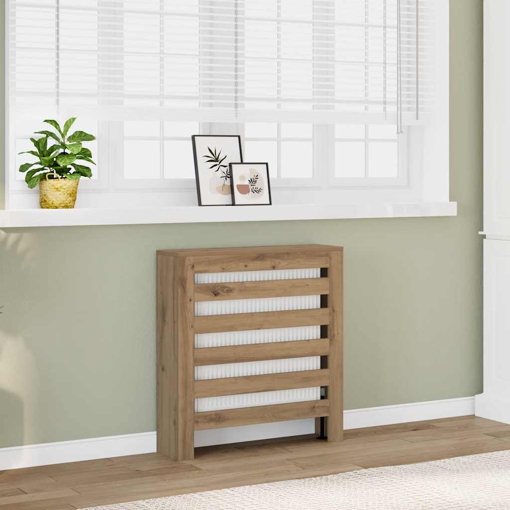 Radiatordeksel artisan eik 78x20x82 cm konstruert tre