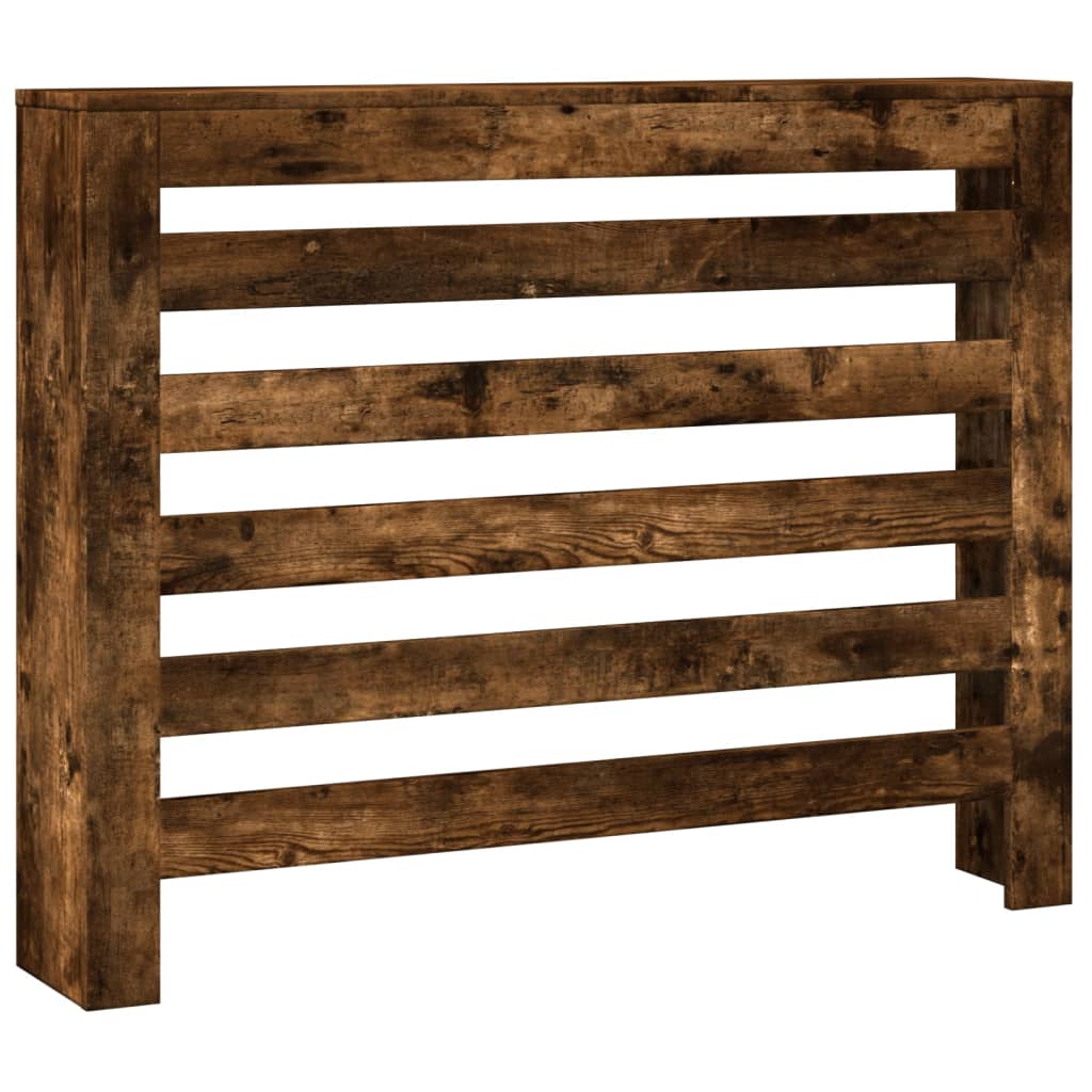 Radiatordeksel røkt eik 104x20x82 cm konstruert tre