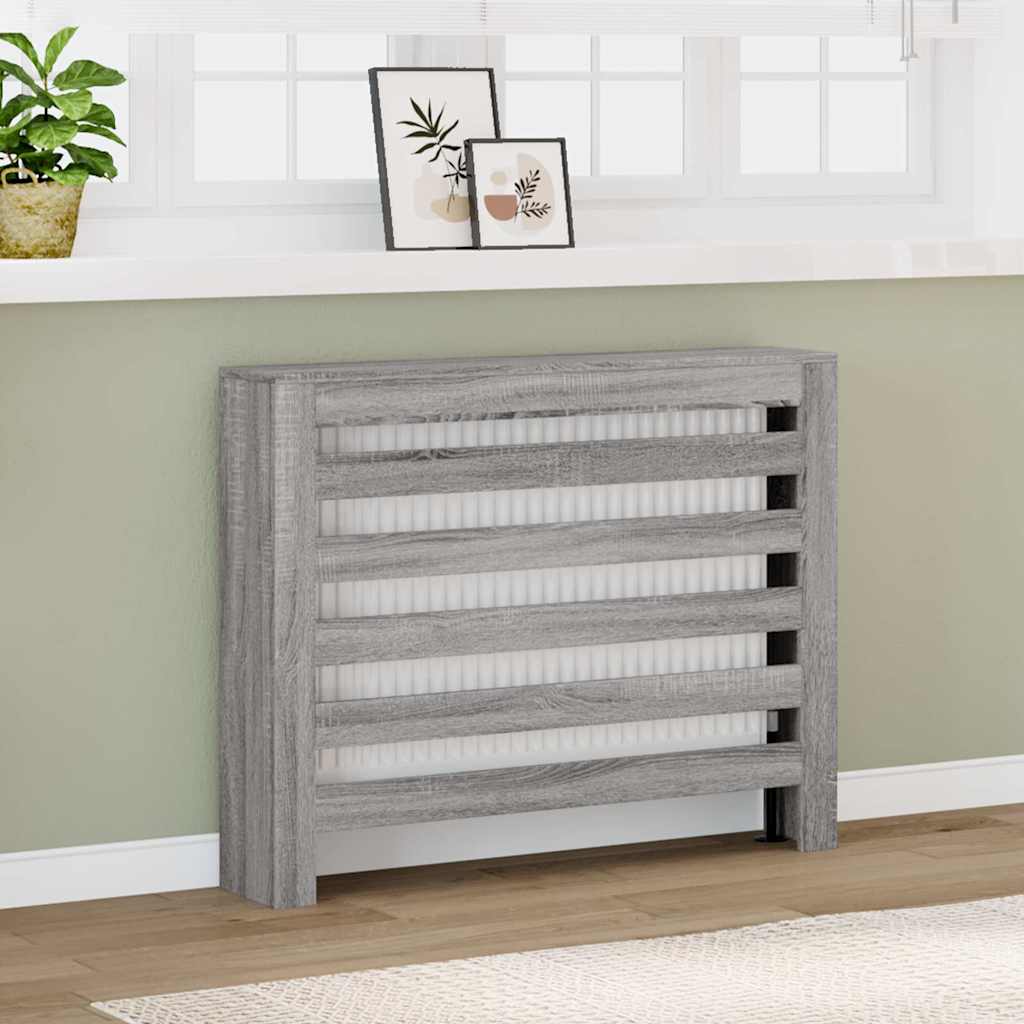 Radiatordeksel sonoma eik 104x20x82 cm konstruert tre