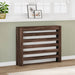 Radiatordeksel brun eik 104x20x82 cm konstruert tre