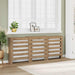 Radiatordeksel artisan eik 205x21,5x83,5 cm konstruert tre