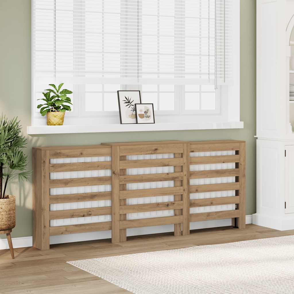 Radiatordeksel artisan eik 205x21,5x83,5 cm konstruert tre