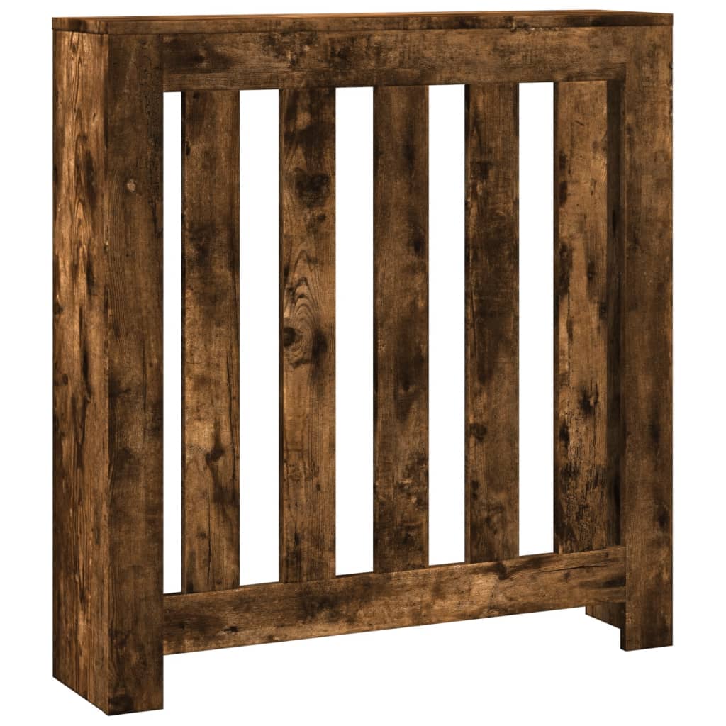 Radiatordeksel røkt eik 78x20x82 cm konstruert tre