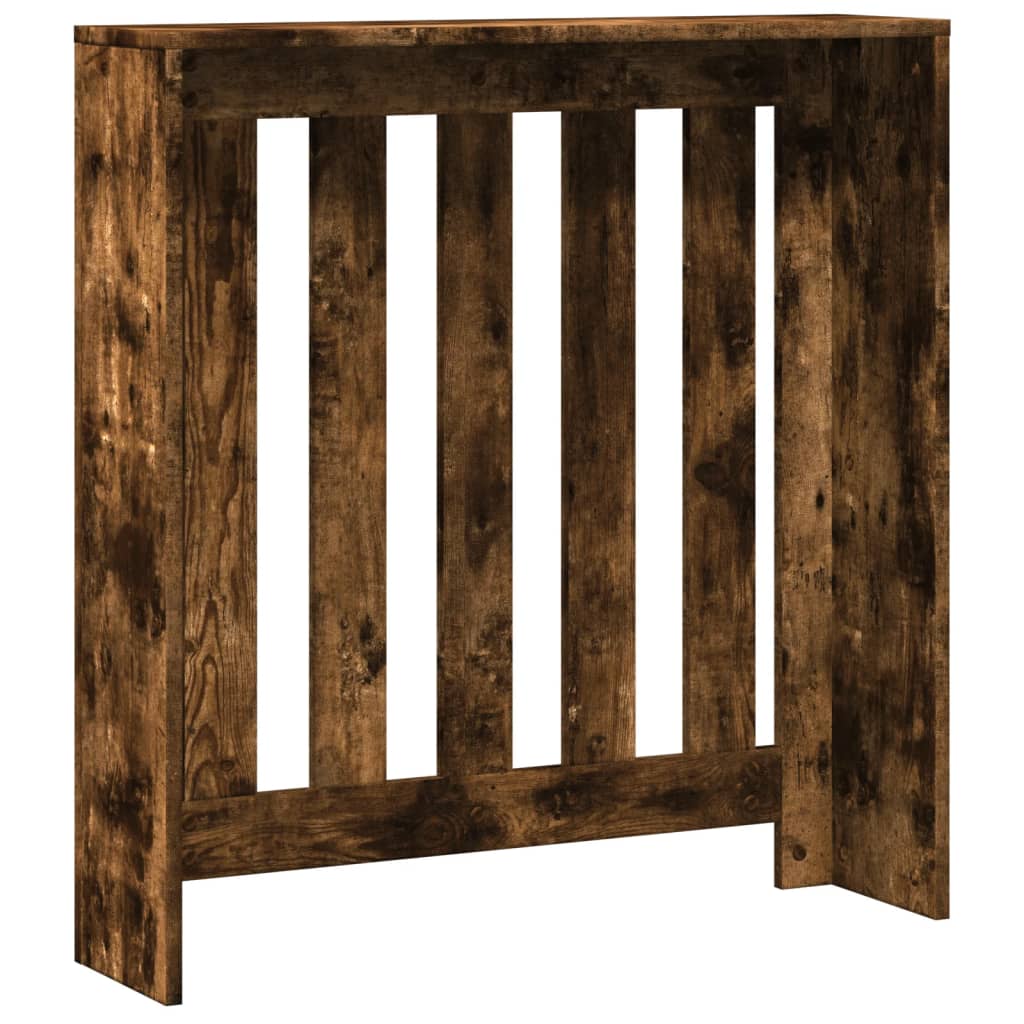 Radiatordeksel røkt eik 78x20x82 cm konstruert tre