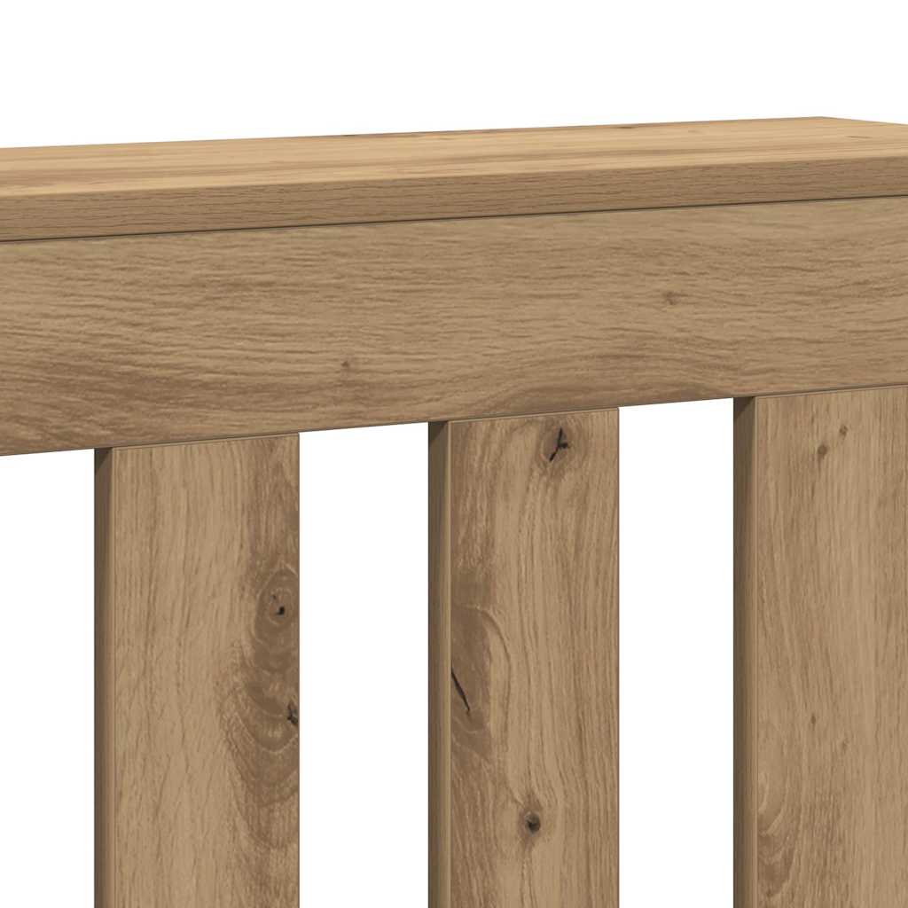 Radiatordeksel artisan eik 78x20x82 cm konstruert tre