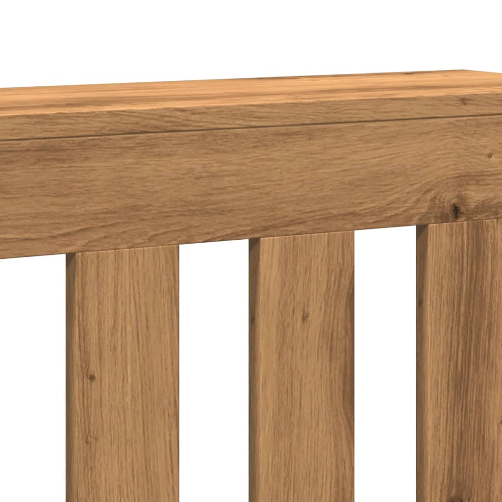 Radiatordeksel artisan eik 104x20x82 cm konstruert tre