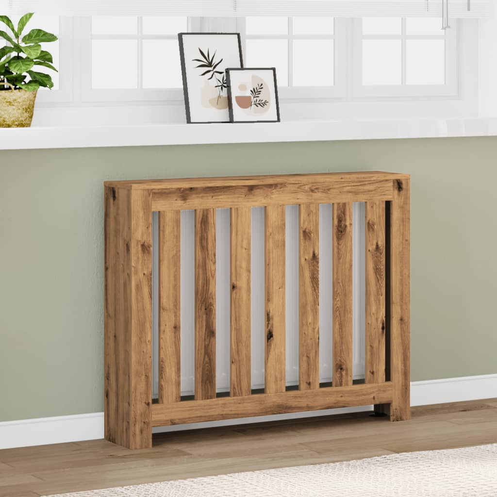 Radiatordeksel artisan eik 104x20x82 cm konstruert tre