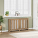Radiatordeksel artisan eik 149x20x82 cm konstruert tre