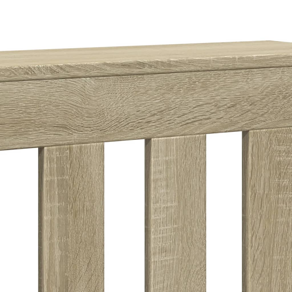 Radiatordeksel sonoma eik 175x20x82 cm konstruert tre