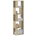 Bokhylle 5 etasjer sonoma eik 45x23,5x162,5 cm konstruert tre