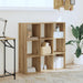 Bokhylle artisan eik 102x32x102 cm konstruert tre