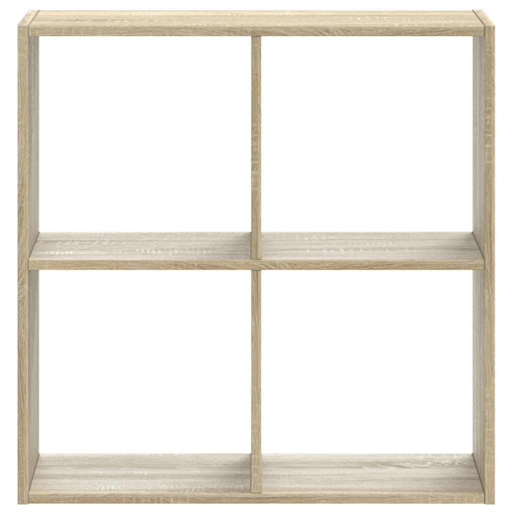 Bokhylle sonoma eik 68,5x32x68,5 cm konstruert tre