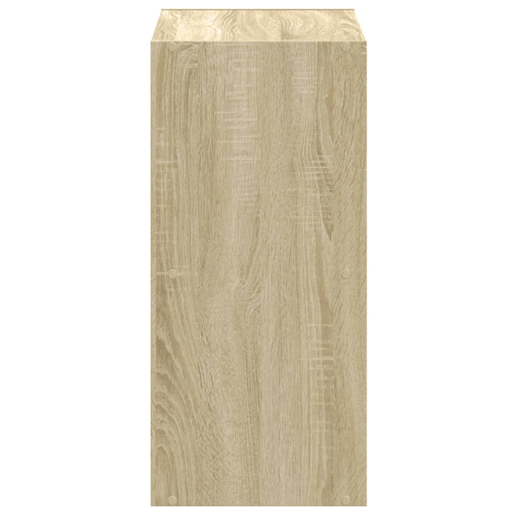 Bokhylle sonoma eik 68,5x32x68,5 cm konstruert tre