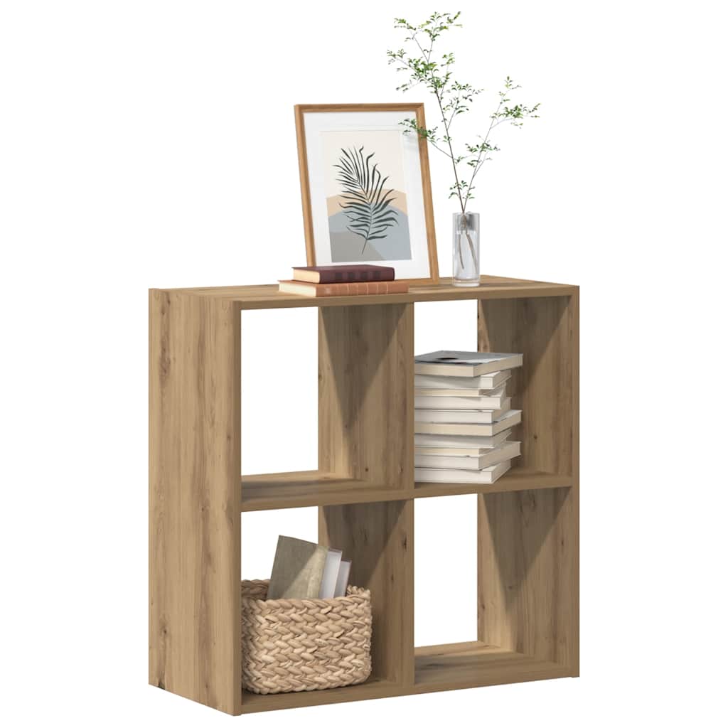 Bokhylle artisan eik 68,5x32x68,5 cm konstruert tre