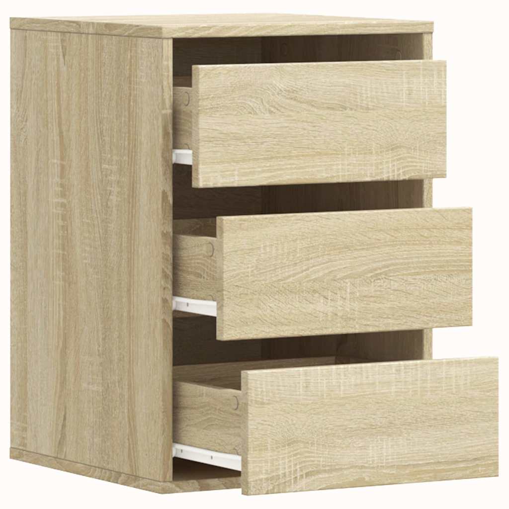 Kommode sonoma eik 40x41x58 cm konstruert tre