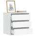 Kommode hvit 60x41x58 cm konstruert tre