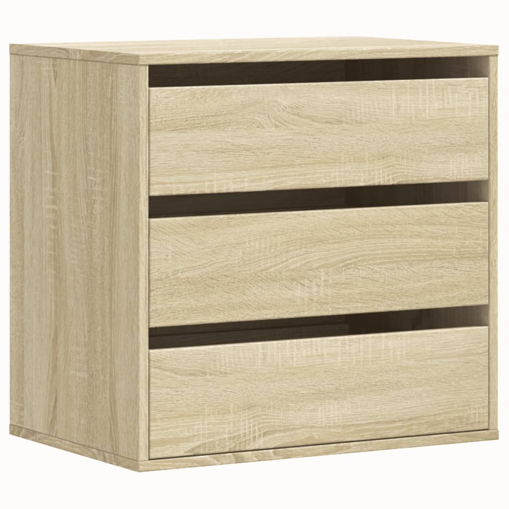 Kommode sonoma eik 60x41x58 cm konstruert tre