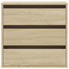 Kommode sonoma eik 60x41x58 cm konstruert tre