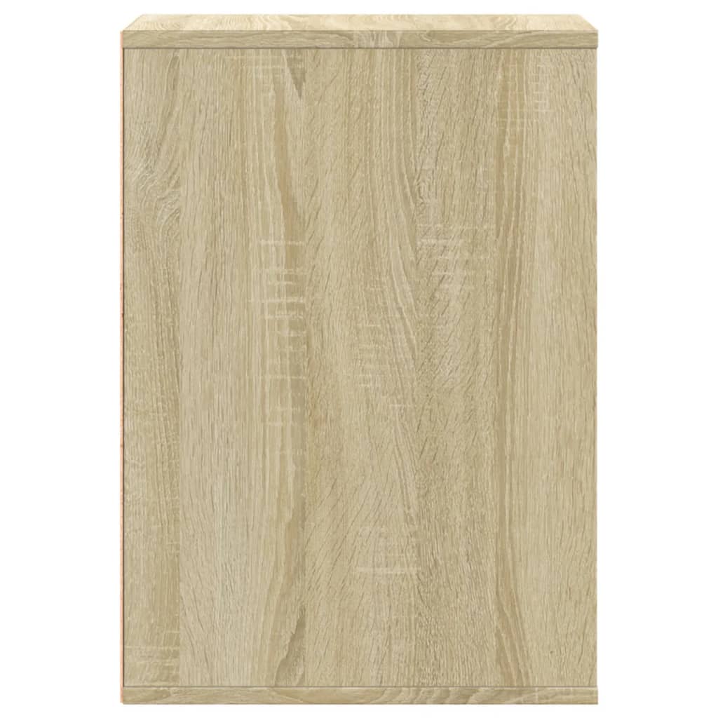 Kommode sonoma eik 80x41x58 cm konstruert tre